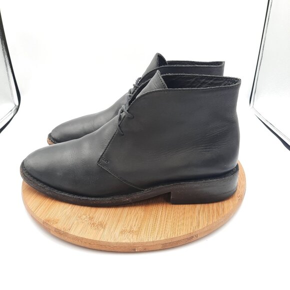 Thursday Boot Company Everyday Scout Chukka Boots Mens 10 Black Leather Handmade main image 4